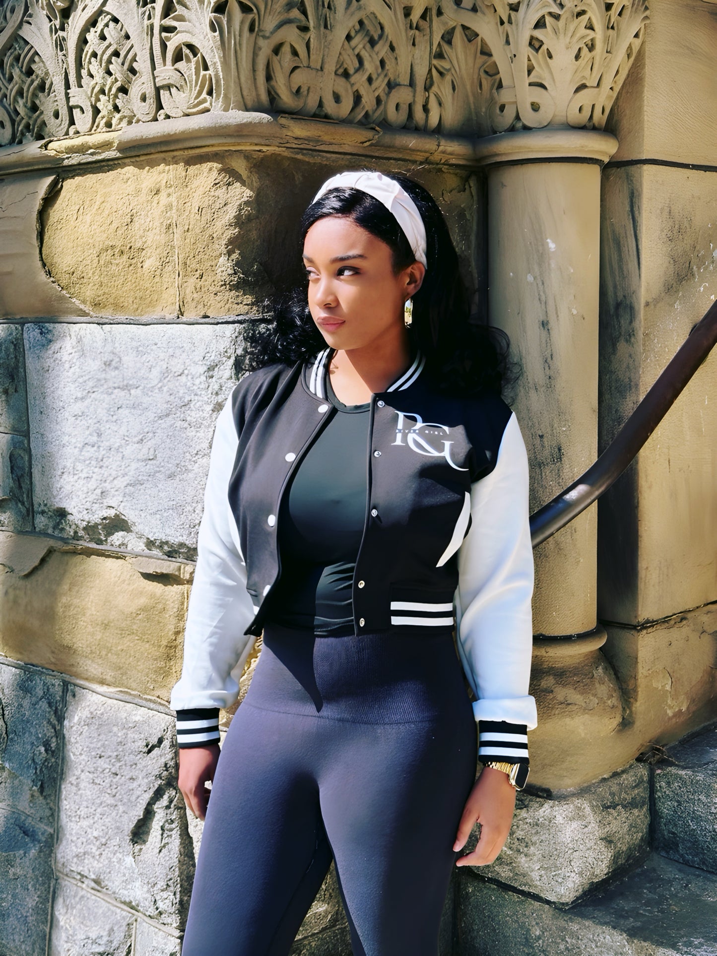 River Girl Varsity Jacket